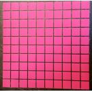 100 Buegelpailletten 10mm x 10mm Neon pink